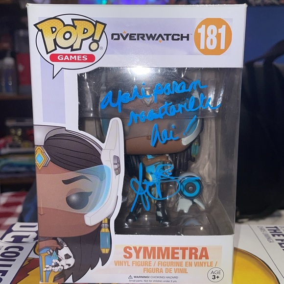 Symmetra Overwatch Signed Funko Pop! Signed by: Anjali Bhimani - Picture 2 of 3